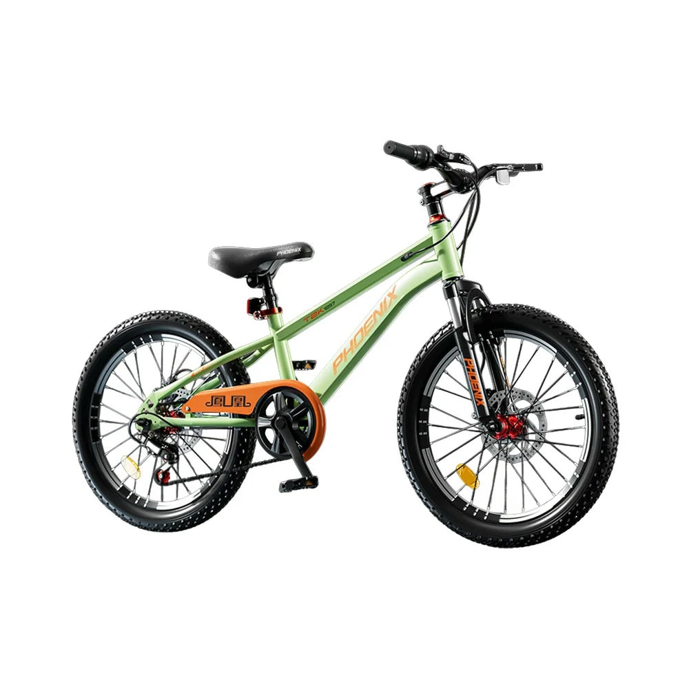 VOLTUS 18/20/22 Kids' Bike - Gear & Single-Speed Options, Spoke Wheels - Green