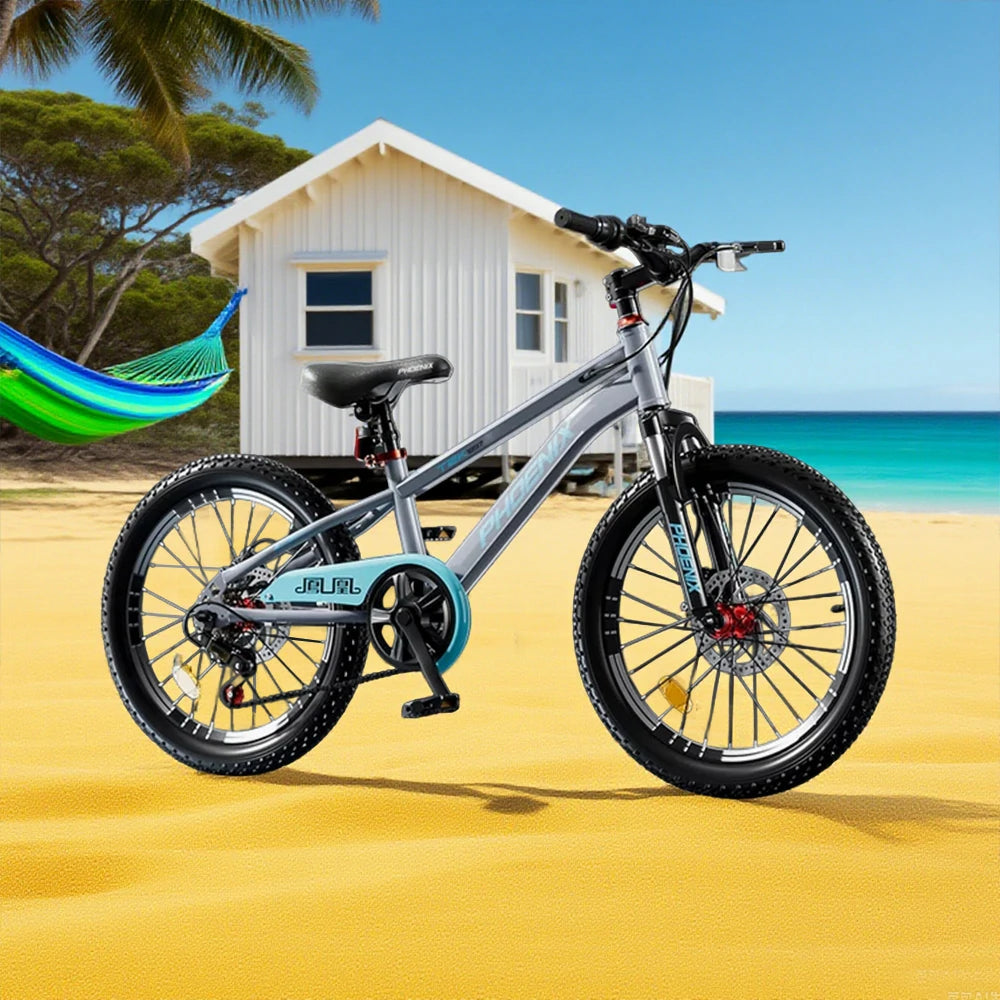 VOLTUS 18/20/22 Kids' Bike – Gear & Single-Speed Options, Spoke Wheels - Grey