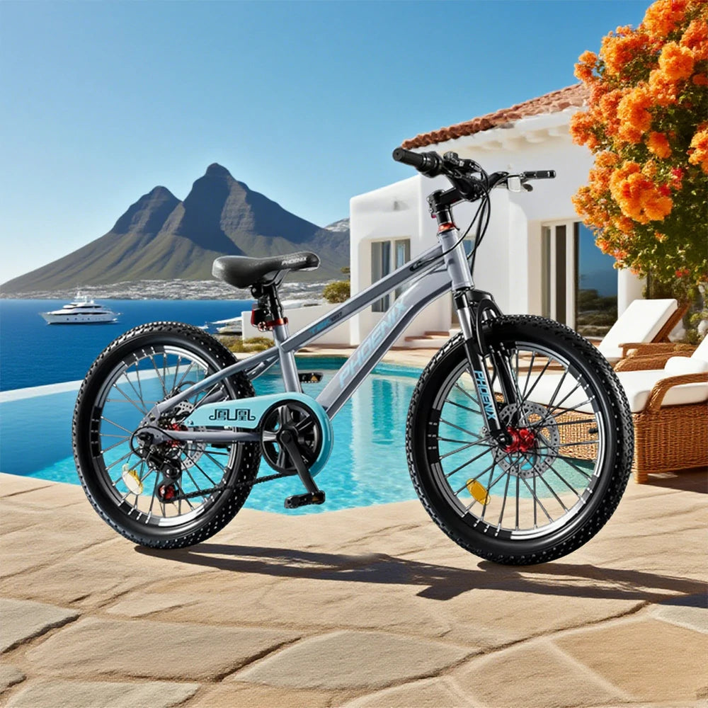 VOLTUS 18/20/22 Kids' Bike – Gear & Single-Speed Options, Spoke Wheels - Grey