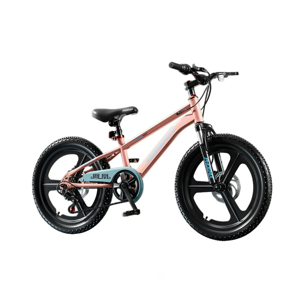 VOLTUS 18/20/22 Kids' Bike - Gear & Single-Speed Options, Integrated Wheels - Pink