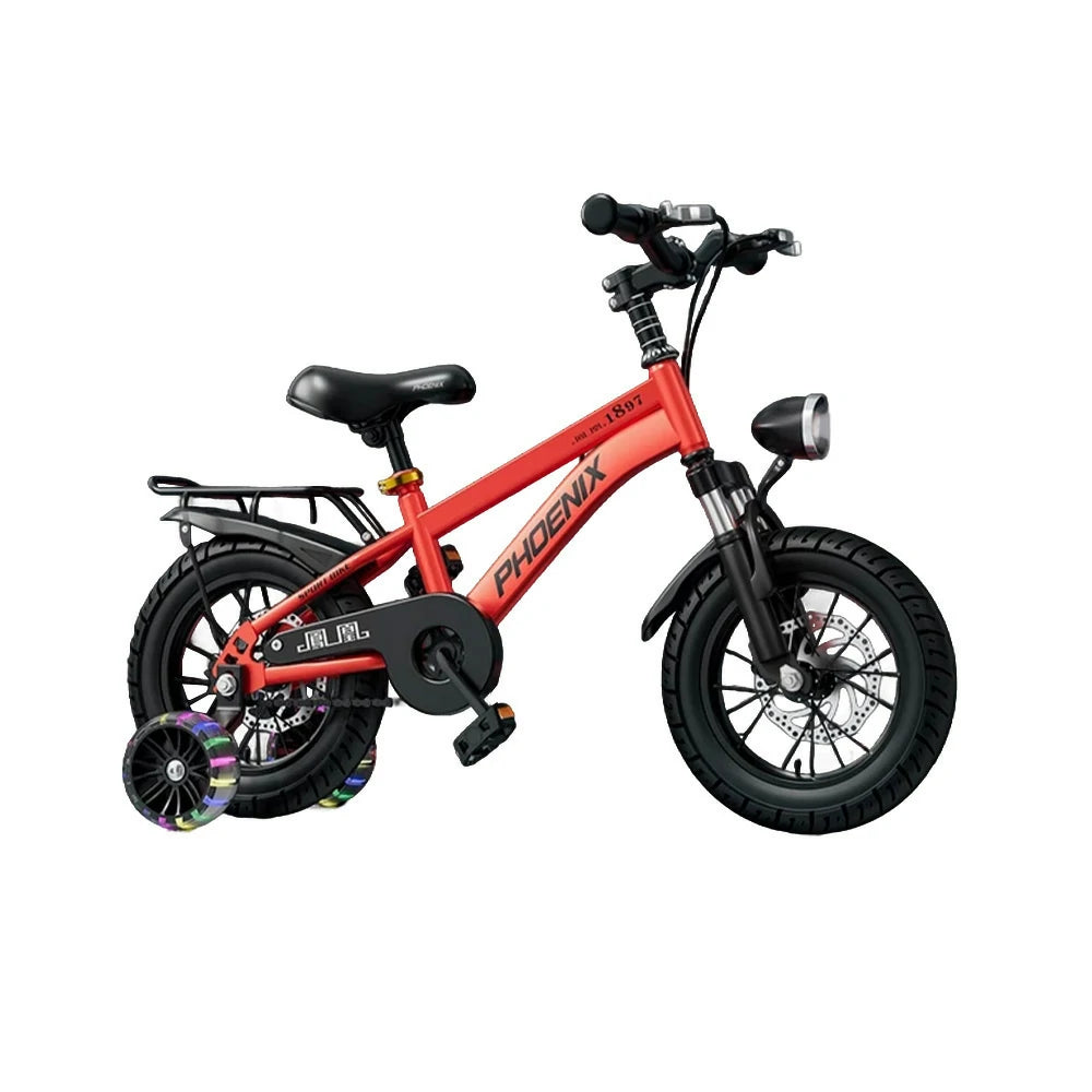VOLTUS 18/20/22 Kids' Bike with Rear Seat – Integrated or Spoke Wheels - Red
