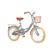 VOLTUS 16/20/22 Kids' Princess Bike - Standard & Training Wheel Options, Comfortable Seat, Safety Design - Silver