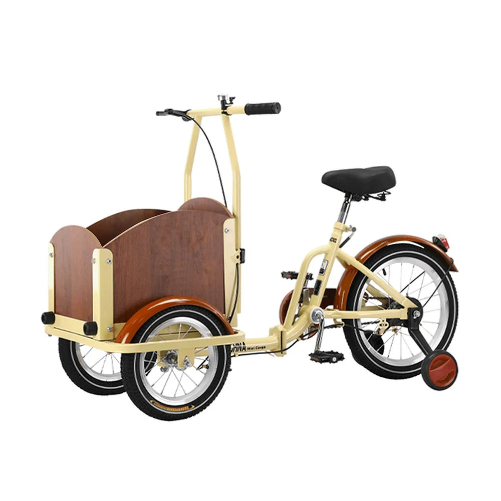 VOLTUS Children's Reverse Riding Bicycle Single Speed Safety Wheel Edition - Yellow