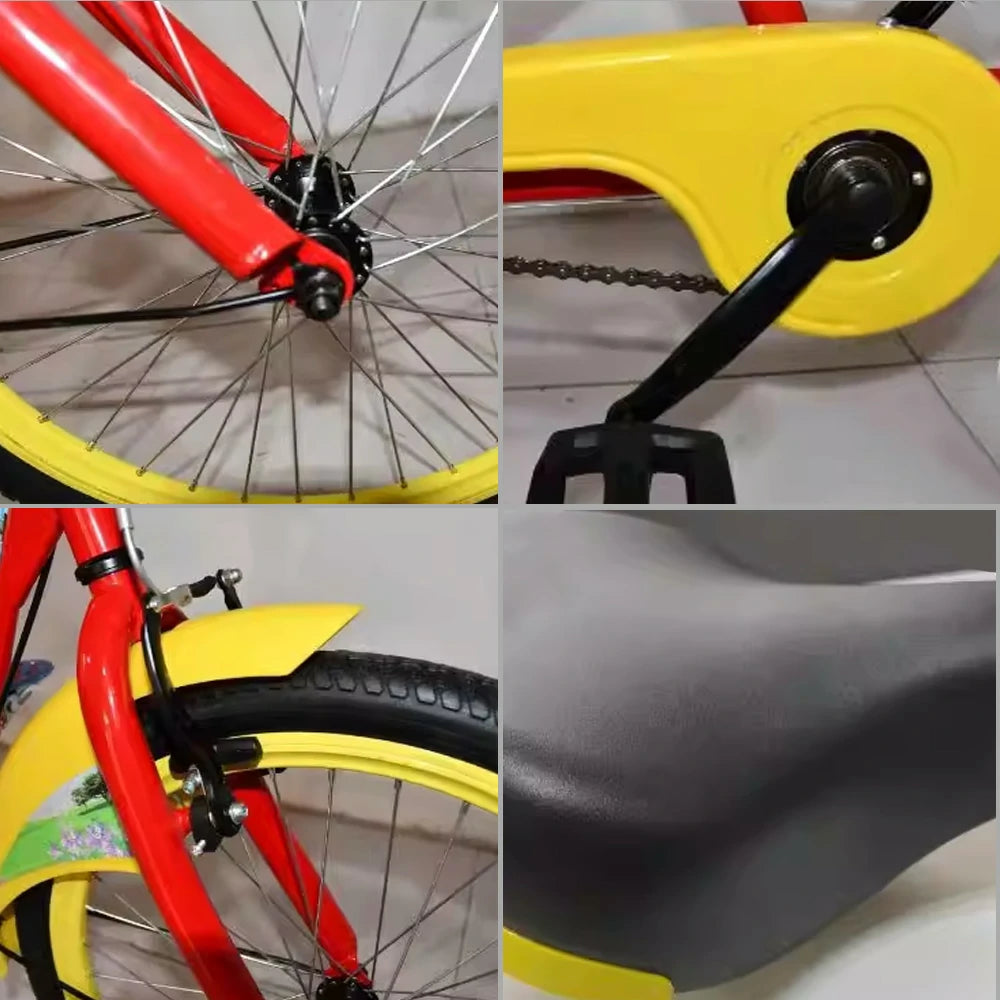 VOLTUS 3-Seater/4-Seater Three Person Bicycle Sightseeing Bike-Blue/Red/Green