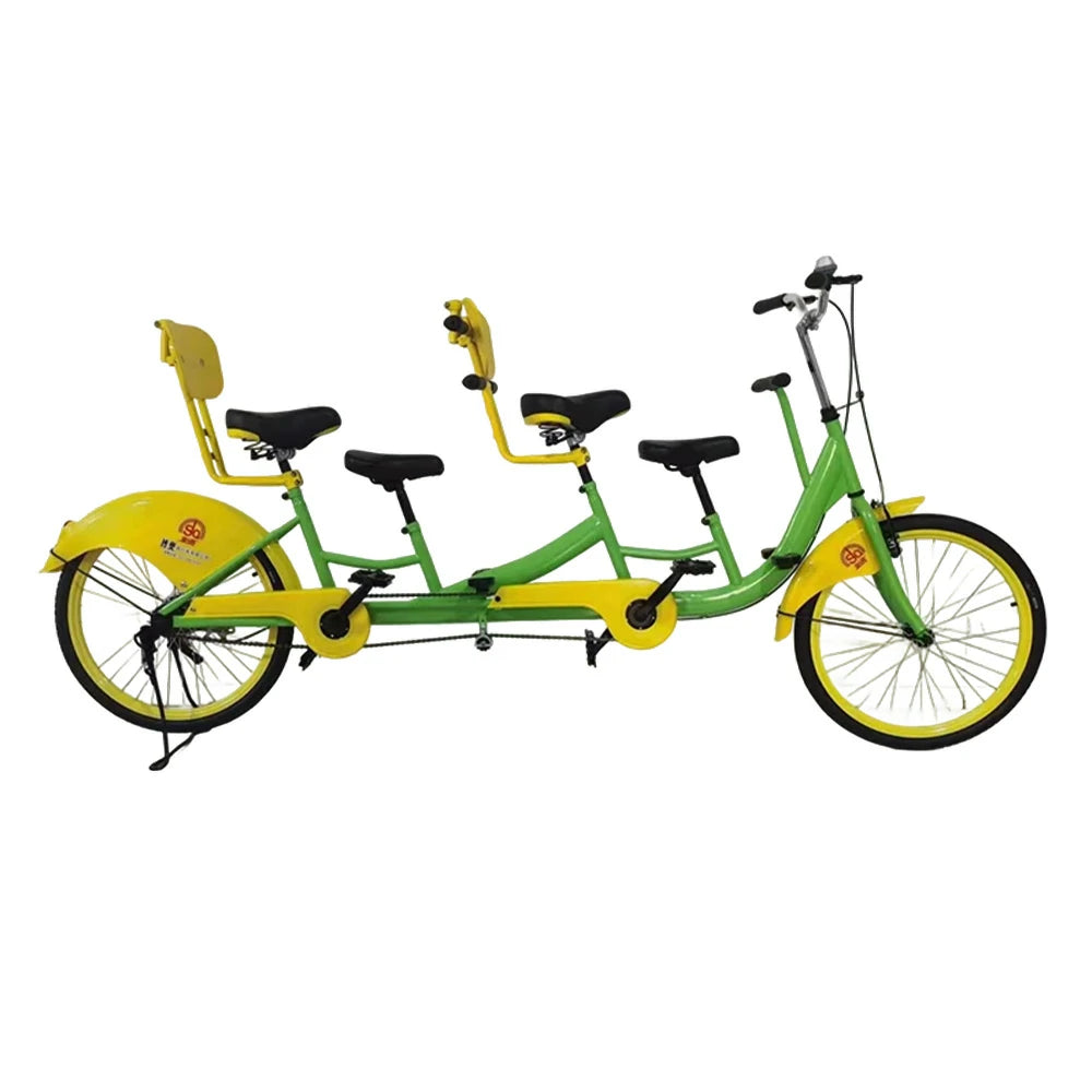 VOLTUS 3-Seater/4-Seater Three Person Bicycle Sightseeing Bike-Blue/Red/Green
