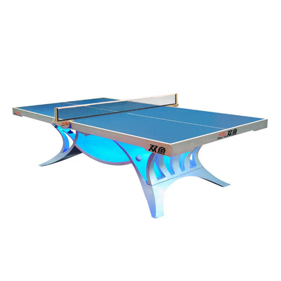 [10% OFF PRE-SALE] DOUBLE FISH Indoor 25mm Volant King ITTF-Approval Table Tennis/Ping Pong Table With LED Light High-quality Steel Leg (Dispatch in 8 weeks) megalivingmatters