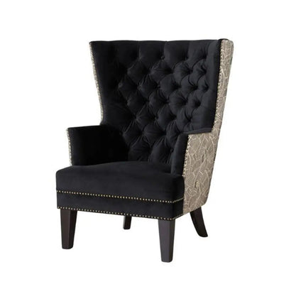 [10% OFF PRE-SALE] MASON TAYLOR Solid Wood Frame Chair Single-person Sofa - Black (Dispatch in 8 weeks) megalivingmatters