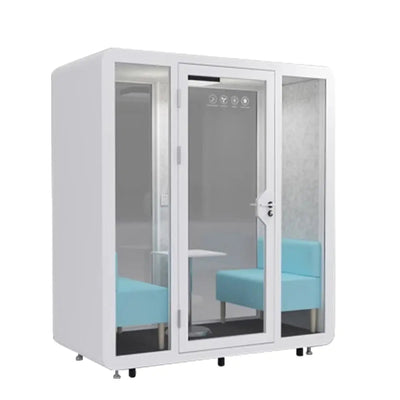 [10% OFF PRE-SALE] T&R SPORTS BLF11 2X1m Portable Soundproof Booth w/ Light - White (Dispatch in 8 weeks) megalivingmatters