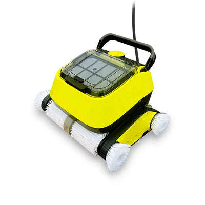 [10% OFF PRE-SALE] T&R SPORTS L210 Cable-type 400 Square Meters Cleaning Area Robotic Pool Cleaner Automatic Capable Of Climbing Walls - Yellow megalivingmatters