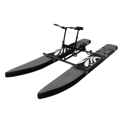 [10% OFF PRE-SALE] T&R SPORTS Spatium-W Oblate Float Inflatable Water Bike Aluminium Alloy Frame - Black (Dispatch in 8 weeks) T&R Sports