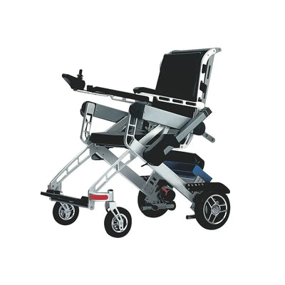 [10% OFF PRE-SALE] T&R SPORTS ZW518 Walking Rehabilitation Training Electric Wheelchair Aluminium Alloy - Grey (Dispatch in 8 weeks) megalivingmatters