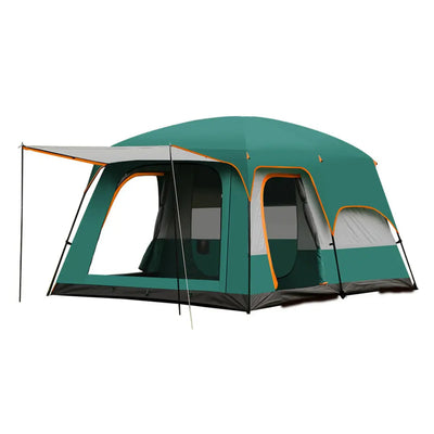 430*305*210cm Outdoor Camping With 2 Bedrooms And 1 Living Room Big Tent 8-12 People megalivingmatters