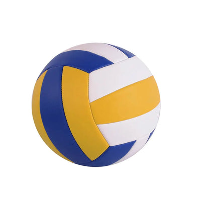 [5% OFF PRE-SALE] T&R SPORTS THICK Size 5 Indoor Volleyball Game Ball - Yellow&White&Blue (Dispatch in 8 weeks) megalivingmatters