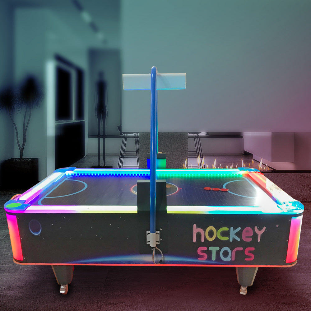 AIRMAX 8FT LED Air Hockey Table Office Hotel Event Roadshow Stylish Indoor Entertainment