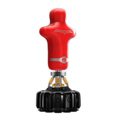 Body Shaping Standing Heavy Punching Bag with Bluetooth Speaker - Red 180cm JMQ FITNESS