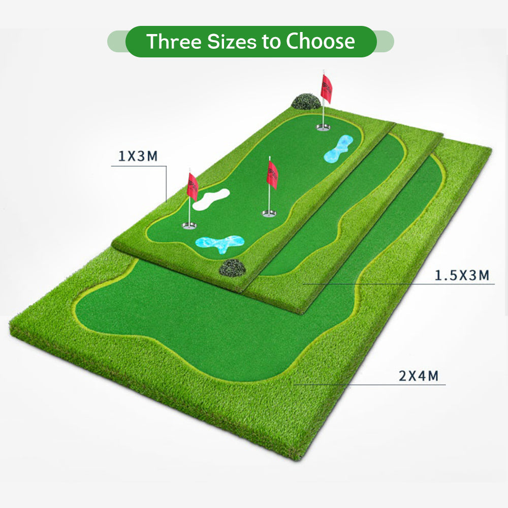 Practice Golf Putting Green Indoor/Outdoor - Green
