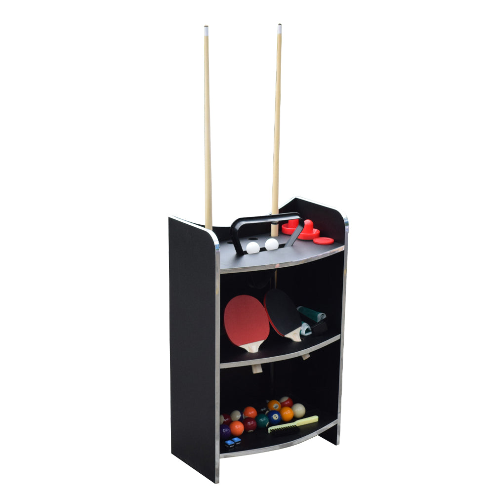 VERSA 6FT MDF 3-IN-1 Pool Table/Table Tennis Table/Air Hockey Black Frame