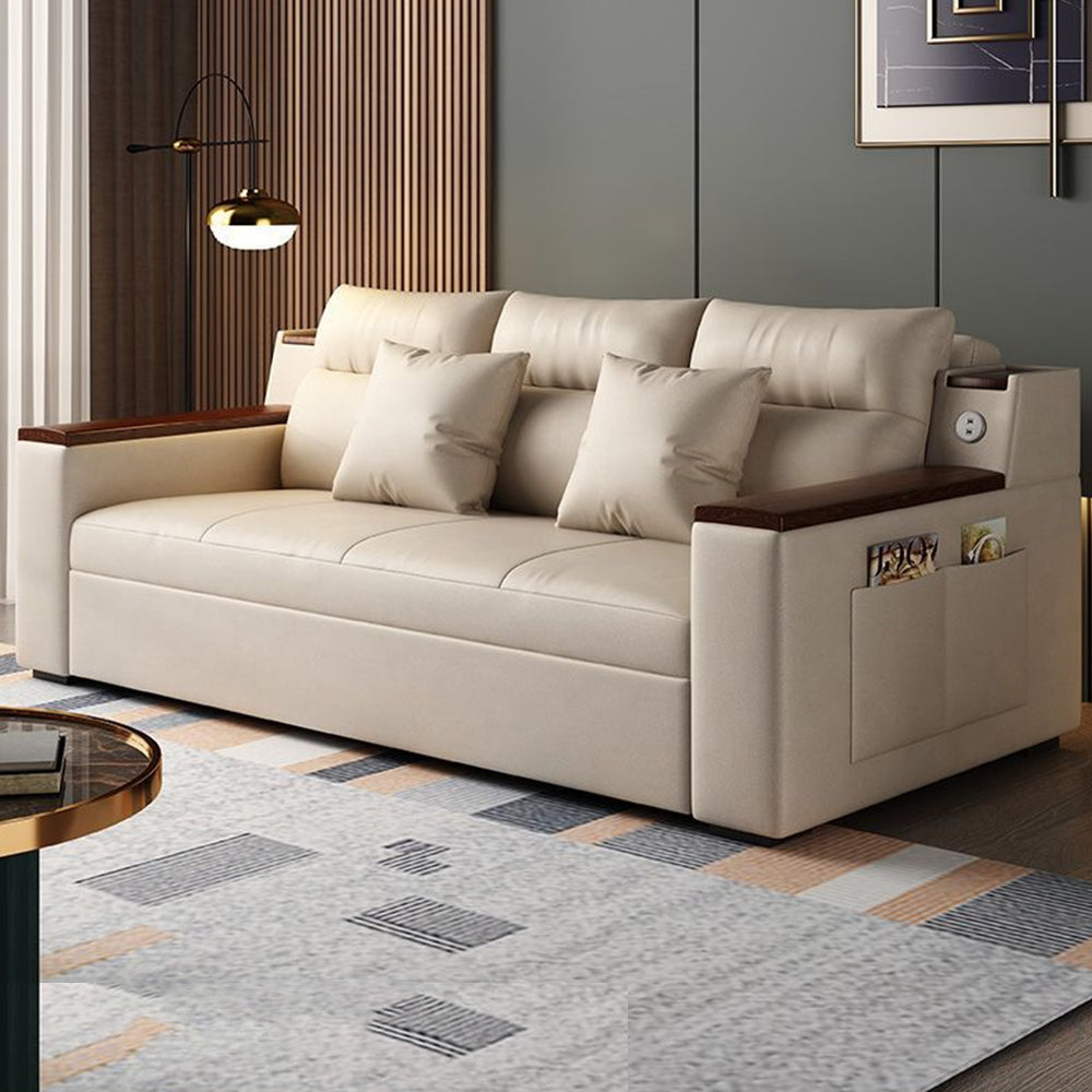 LUXORA 150/180/240cm Length Sponge Filling Sofa Bed w/ Storage Box