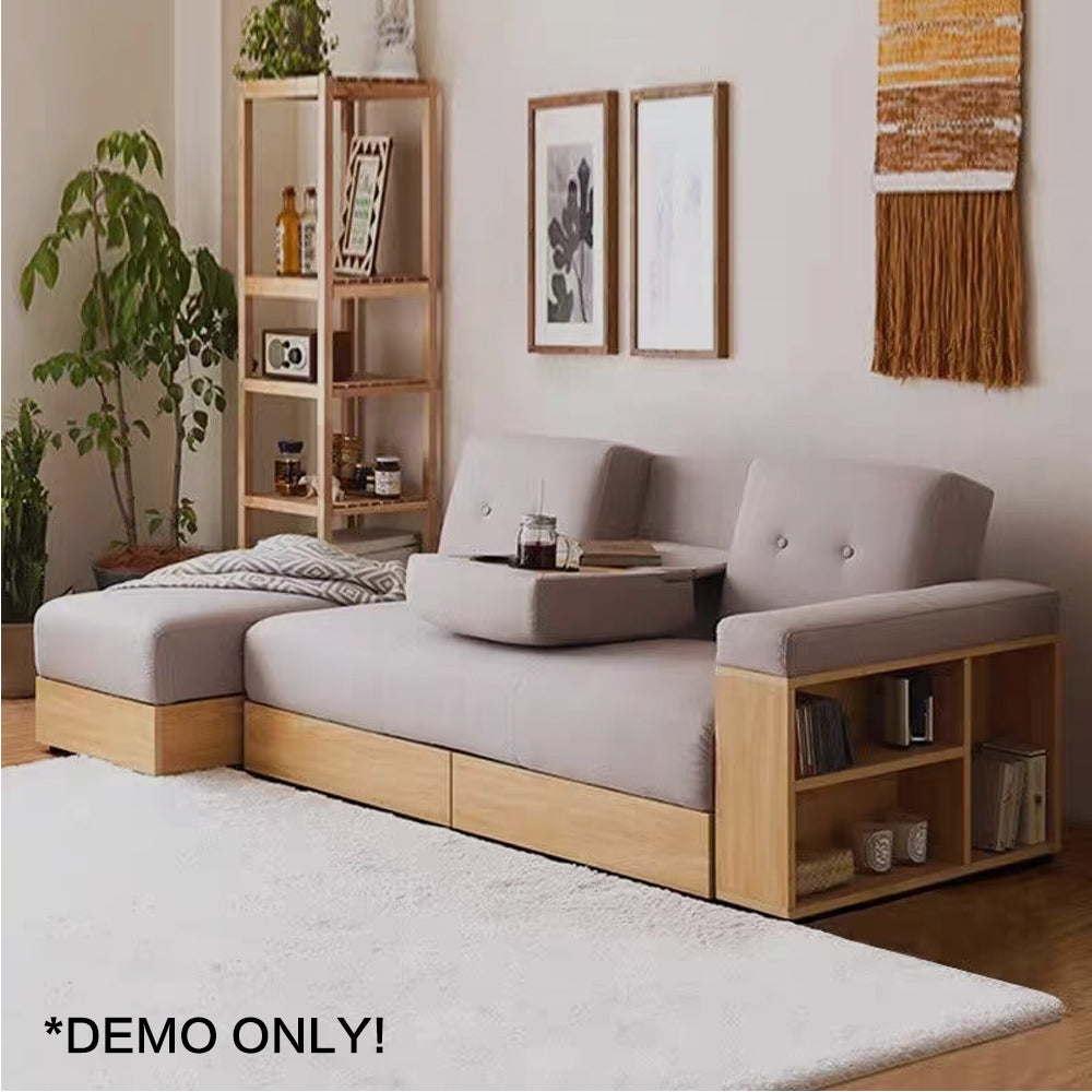 LIVARA 207CM Multi-functional Sofa Bed w/ Storage Space