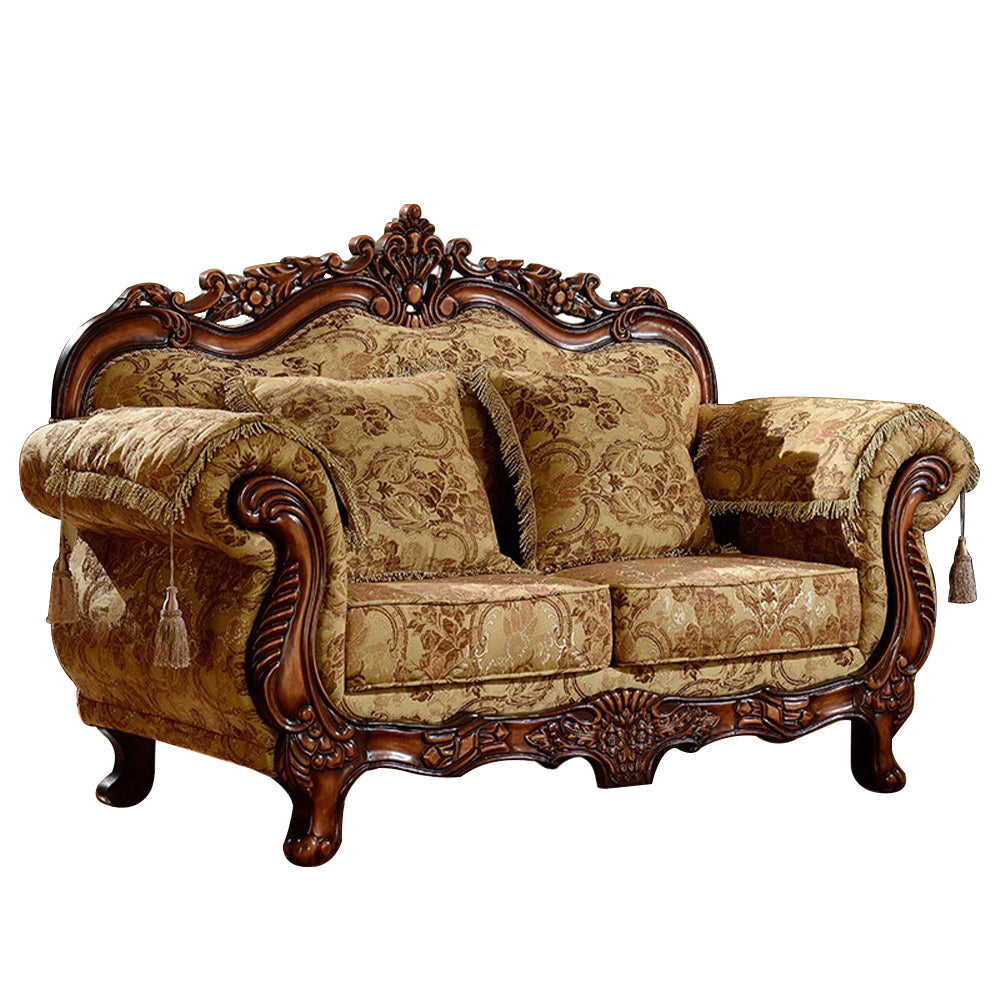 LIVARA Fabric Sofa Solid Wood Frame
