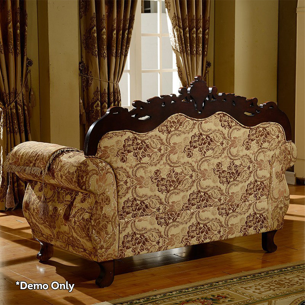 LIVARA Fabric Sofa Solid Wood Frame