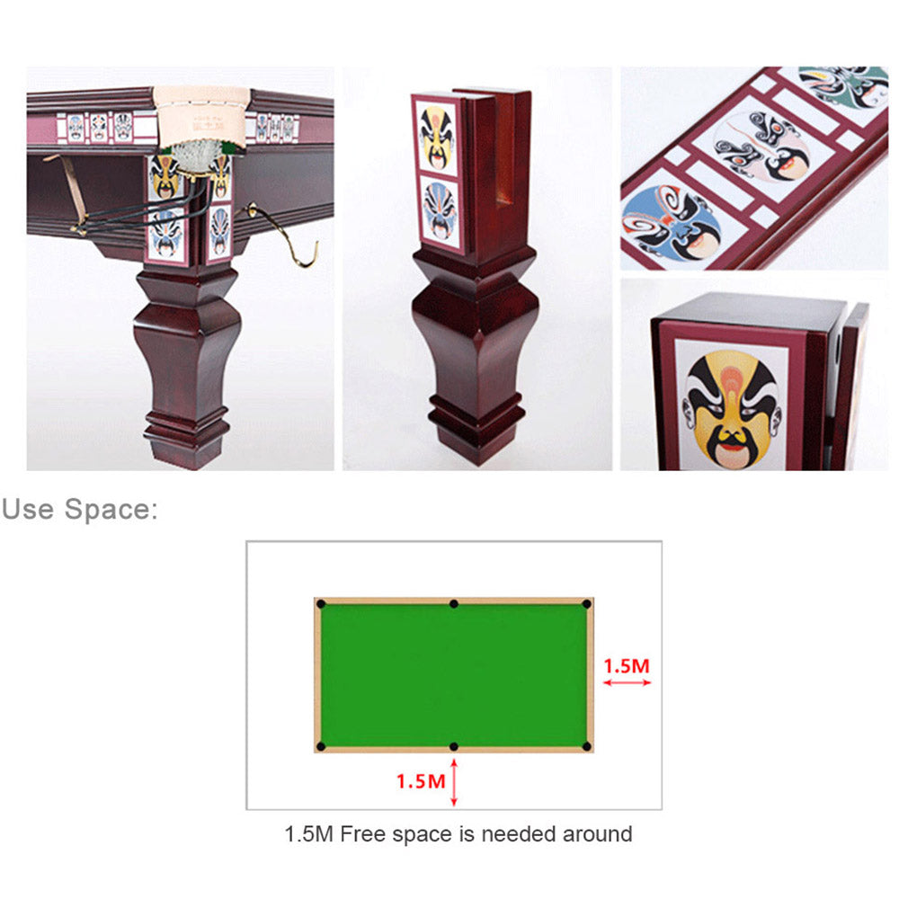 XINGPAI XW105 12FT Star Tournament British Snooker Table Facebook Element Billiard Table