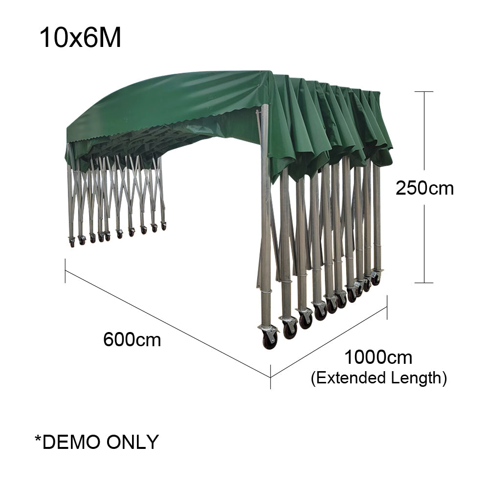 TREKKA Outdoor Moveable and Retractable Tent Steel Frame