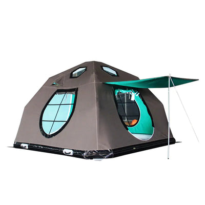 T&R SPORTS Inflatable Frame Tent Oxford Fabric 3x3m - Sand Green megalivingmatters