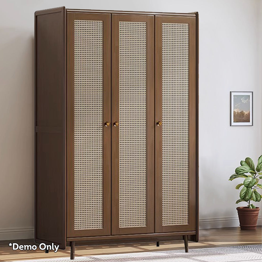 LUXORA 2 Doors/3 Doors/5 Doors Wardrobe Rattan-woven Cabinet Door
