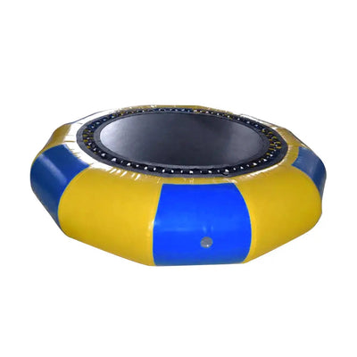 ausfunkids 6.5-10ft inflatable water trampoline bouncer jump - Darkblue&white Teng Bo Sports
