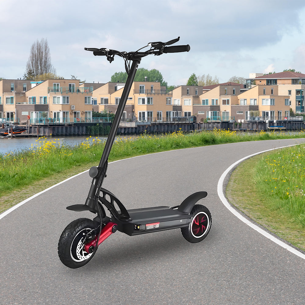 GLIDER LX-S12 48V Dual Motors 1600W Electric Scooter-Black