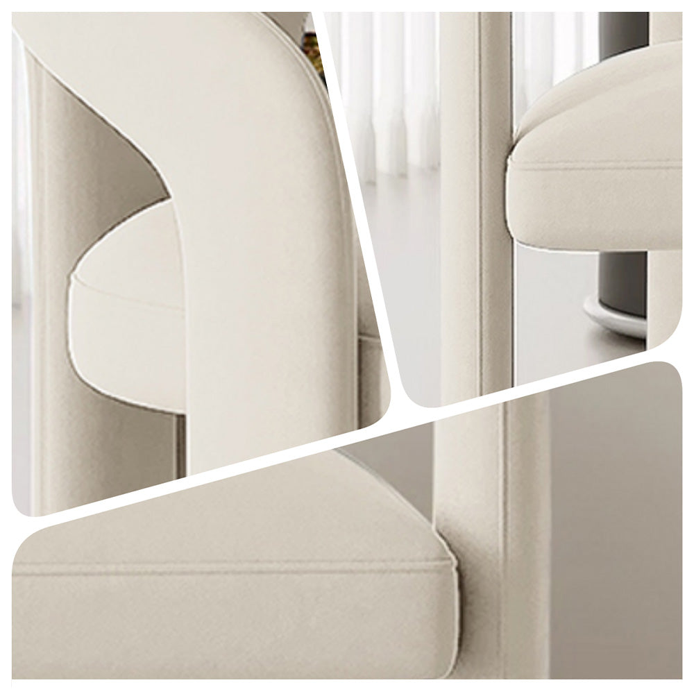 LIVARA EC1177 Technology Fabric Carbon Steel Frame Leisure Chair