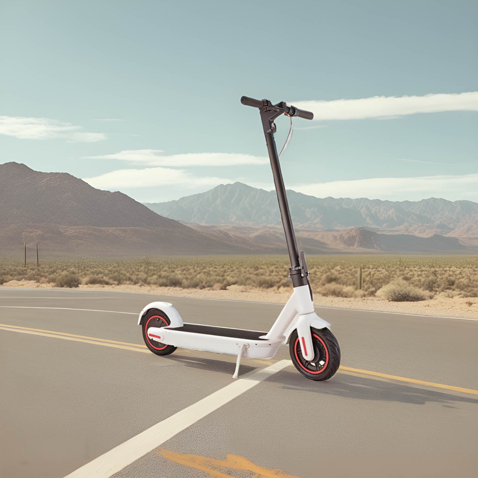 GLIDER M365 MAX Electric Scooter Foldable Motorised Scooter White 10 Inches 50KM