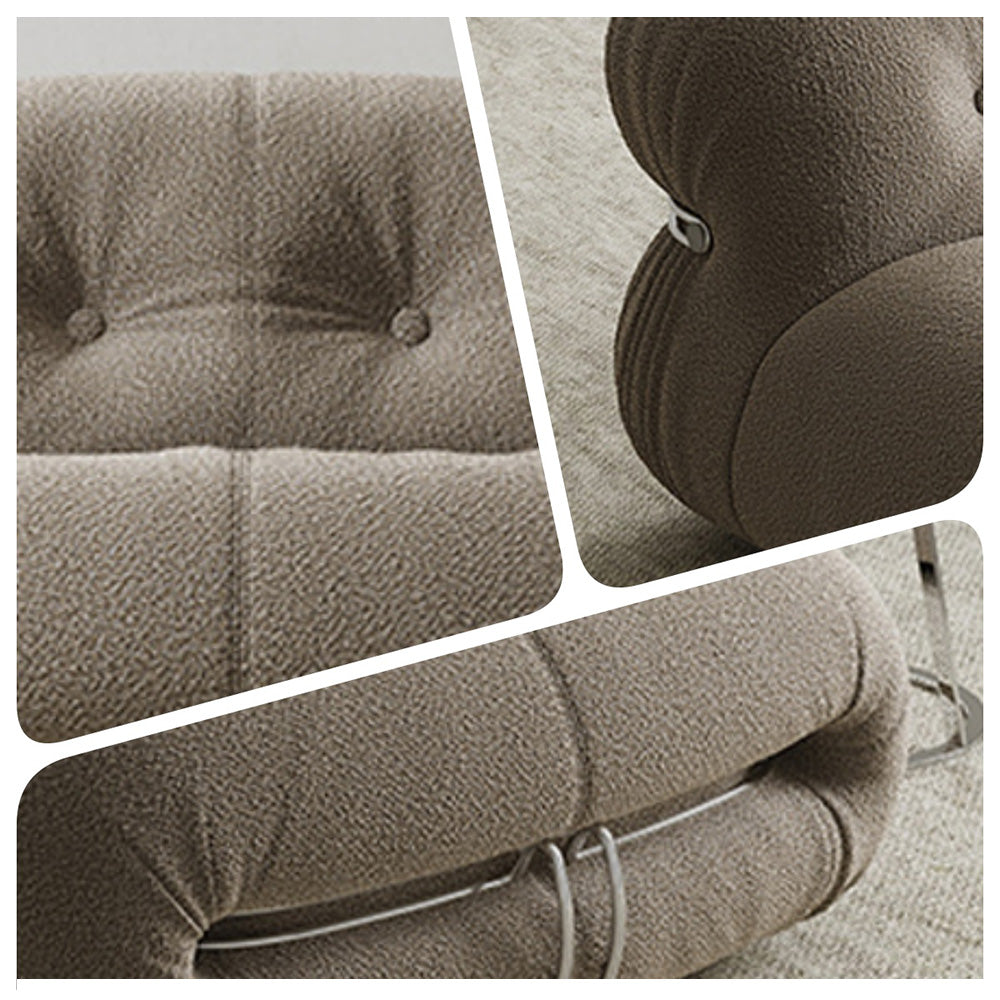 LIVARA EC1182 Wooden Frame High-Density Foam Leisure Chair