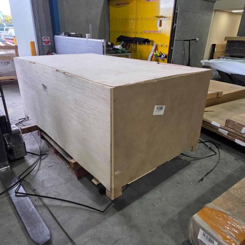 MODERA 1.2x1.2m Movable Soundproof Booth w/ Light, Workbench, Carpet - White