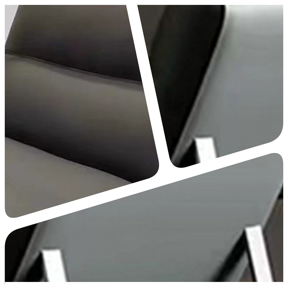 LIVARA EC1189 Minimalist Style Wooden Frame Leisure Chair - Black