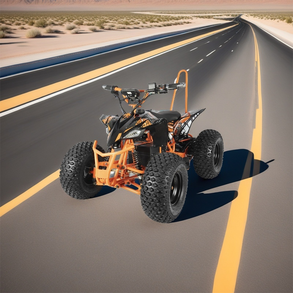 MOVO HE-K5A 500W 36V 12Ah Lithium Battery Quad Bike- Orange