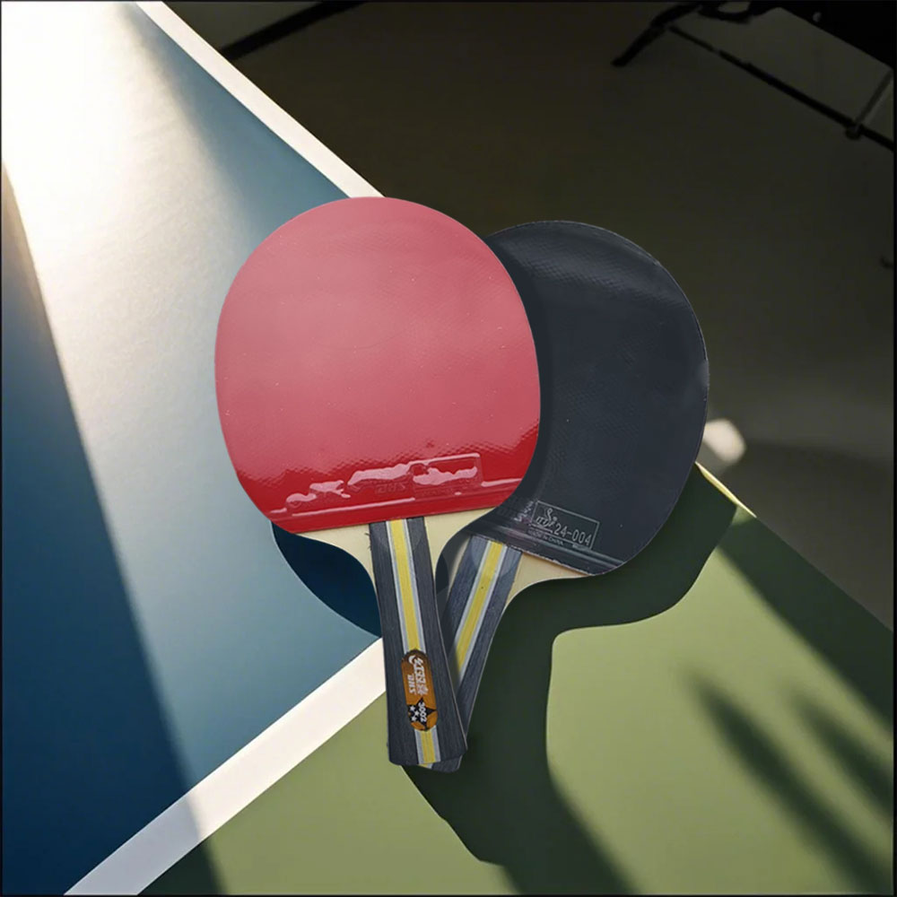 DHS Special 2*DHS3002 Pair 3 Star Table Tennis Bat / Ping Pong Racket Paddle Long Handle