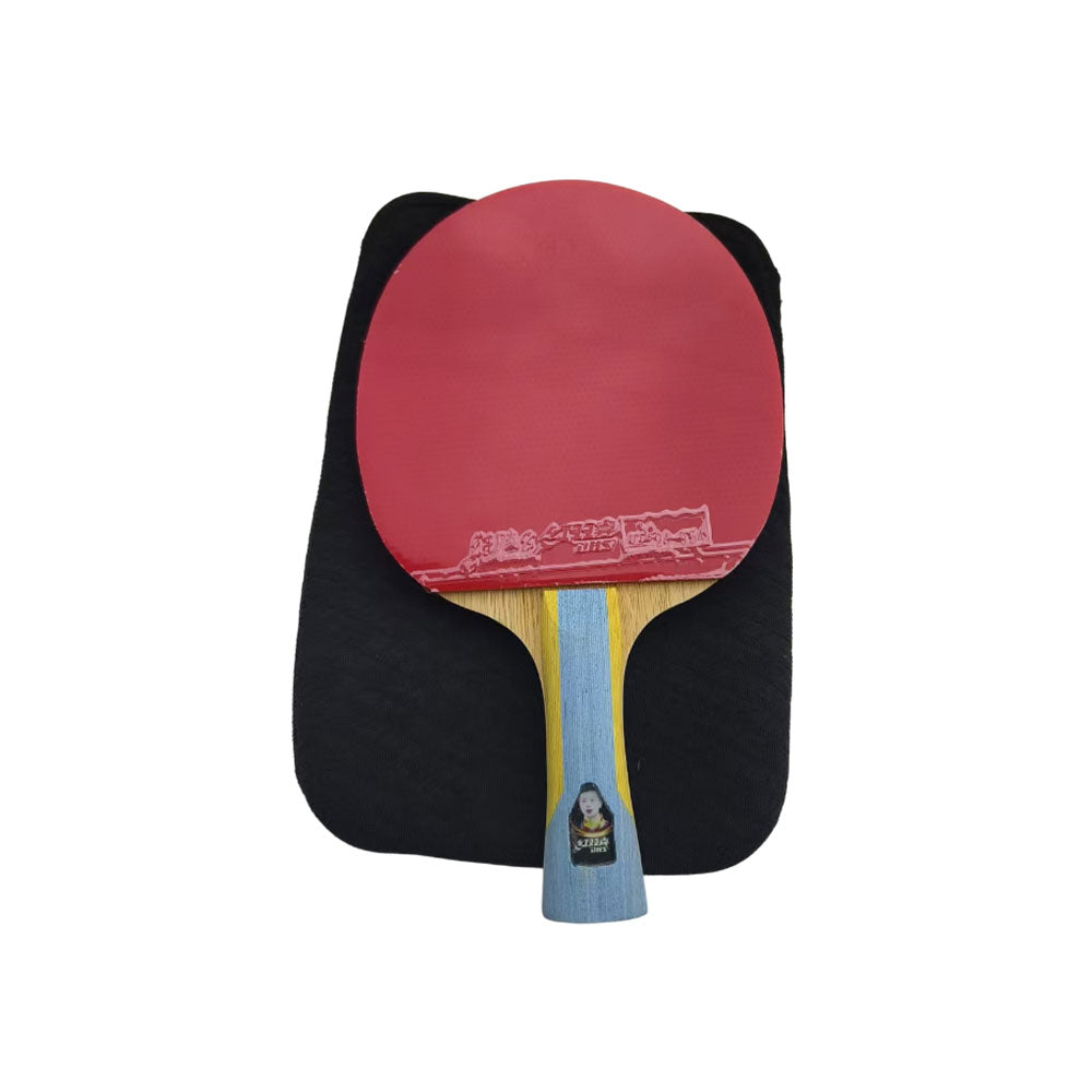 DHS Special 2*DHS6002 Pair 6 Star Table Tennis Bat Racket Ping Pong Free Bat Case
