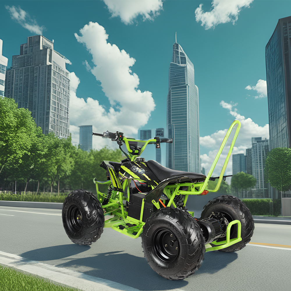 MOVO HE-K5B 500W 36V 12Ah Lithium Battery Quad Bike- Green