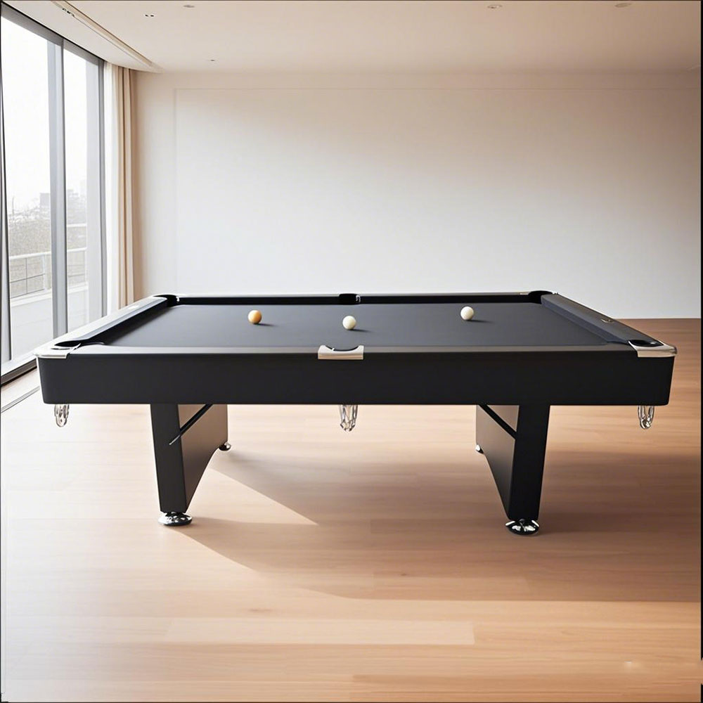 CUETIQ P038 7FT MDF Billiard Table – Foldable / Fixed Option, Black Frame