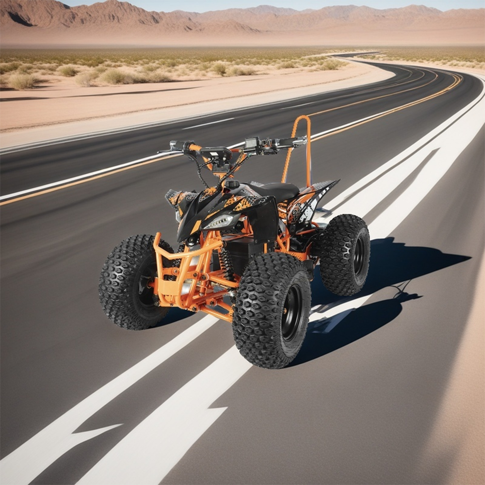 MOVO HE-K5A 500W 36V 12Ah Lithium Battery Quad Bike- Orange