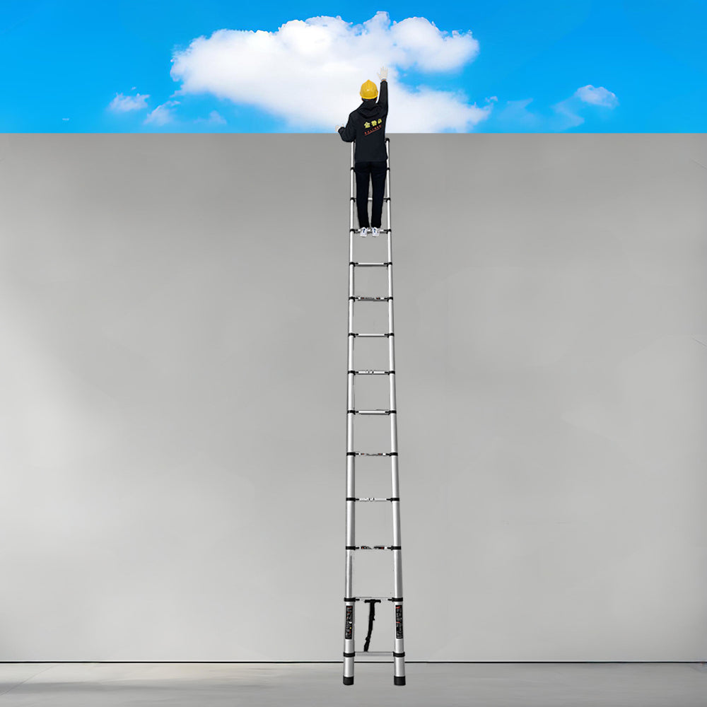 GROVIA JLB7 3.2/4.6/5/5.4/5.8/6.2M Single-Sided Telescopic Straight Ladder