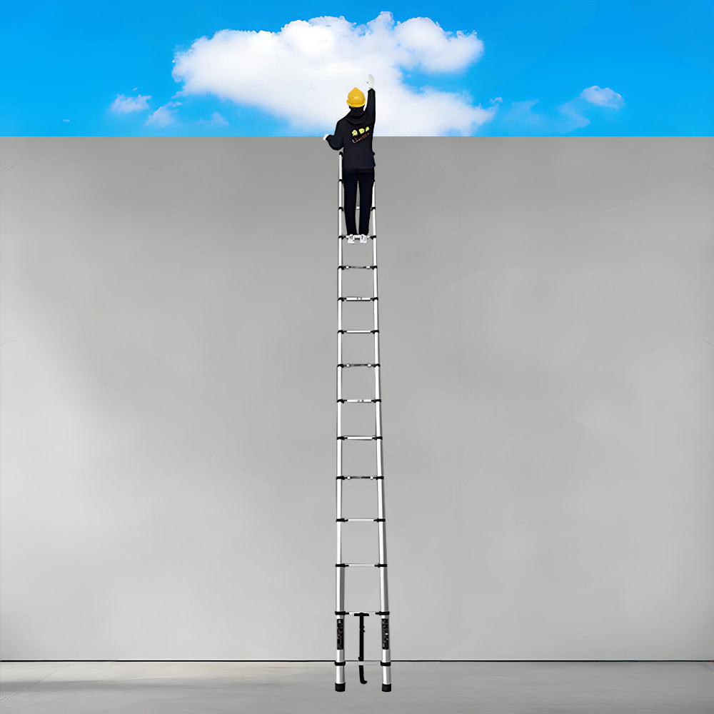 GROVIA JLB7 3.2/4.6/5/5.4/5.8/6.2M Single-Sided Telescopic Straight Ladder