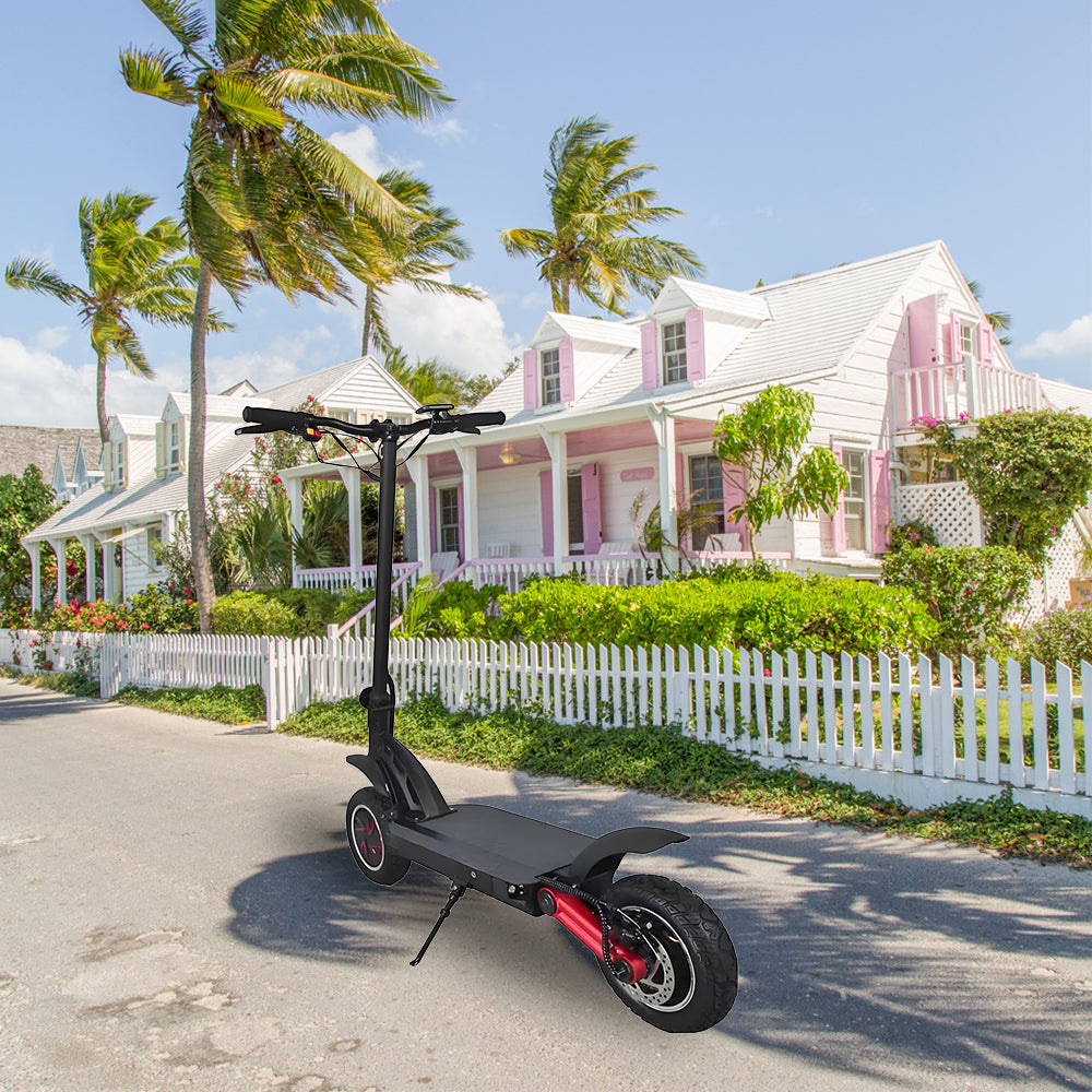 GLIDER LX-S12 48V Dual Motors 1600W Electric Scooter-Black