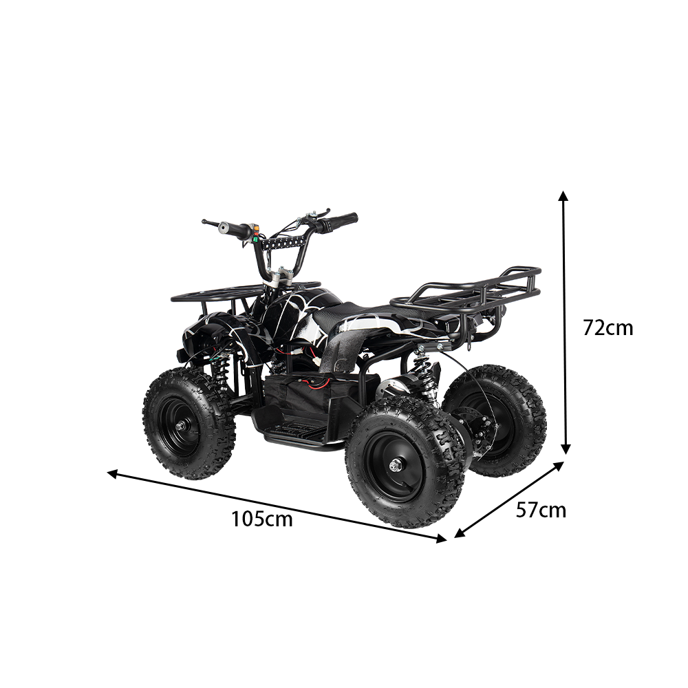 MOVO HE-K1 500W 36V 12Ah Lithium Battery Quad Bike-Black