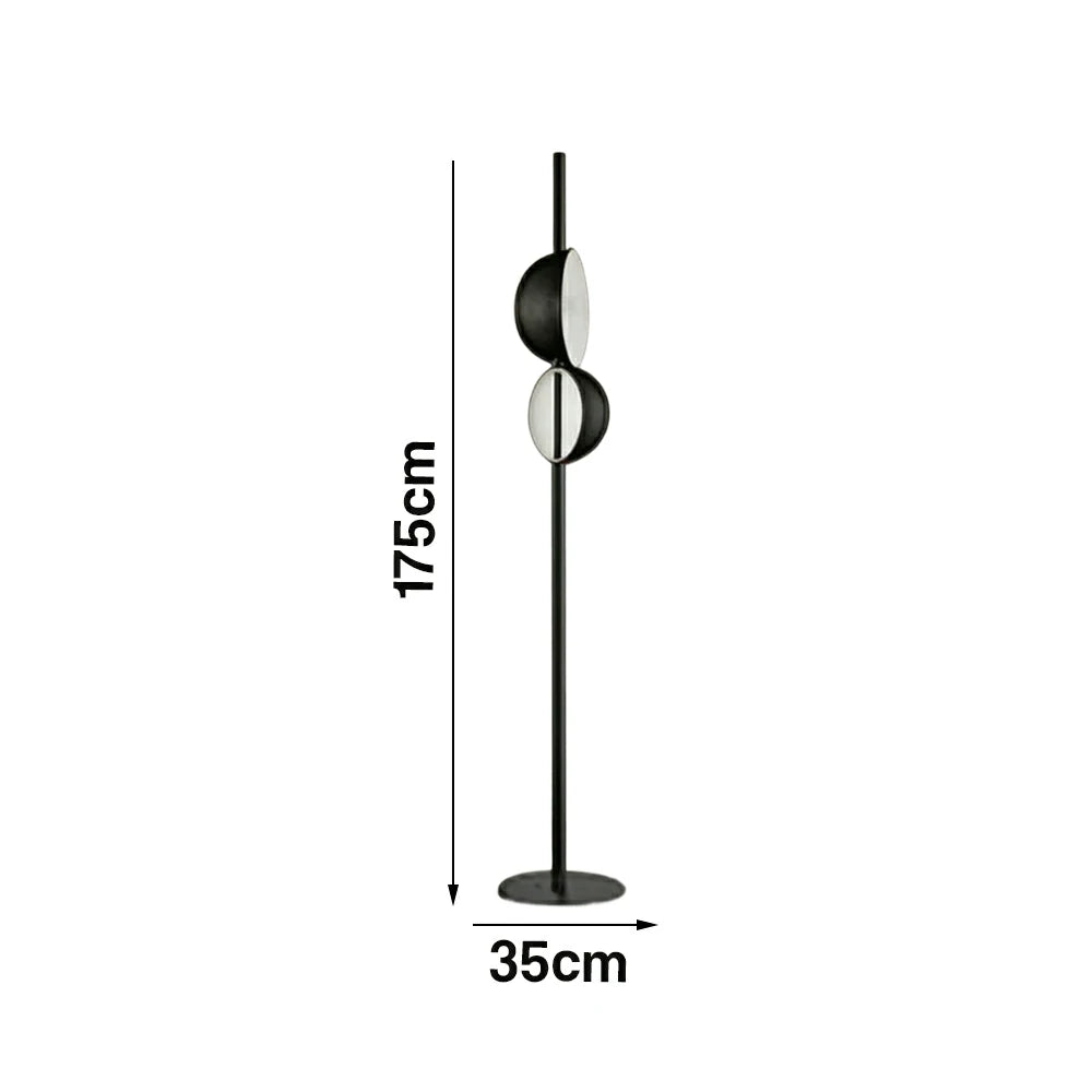 LIVARA XS-4 Floor Lamp with Soft Ambient Lighting Iron Frame and Stable Base for Modern Home Decor