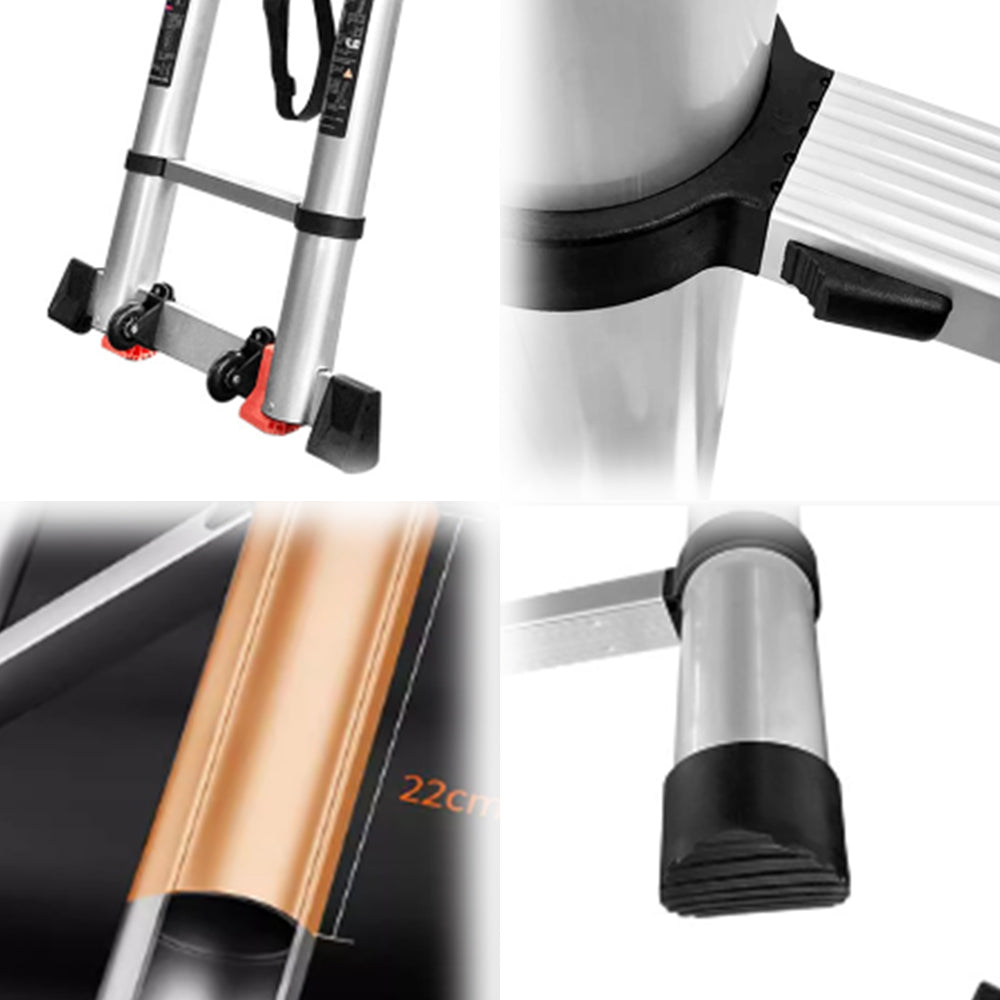 GROVIA JLB7 3.2/4.6/5/5.4/5.8/6.2M Single-Sided Telescopic Straight Ladder