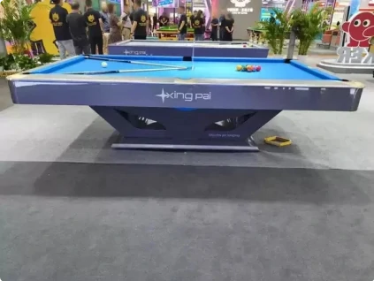 XINGPAI Eagle Eye 7/8/9FT Slate Pool Table, Carbon Steel Frame with Oak-Pine Structure, Ivory Meranti Veneer, K55 Cushions, Tournament-Grade Precision Design, Free Accessories Package - Silvery