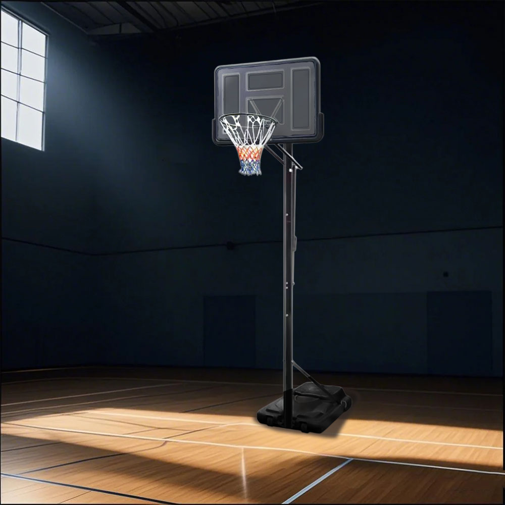 DUNK MASTER ACE1402 Basketball System Portable Basketball Stand Ring Hoop Ironman